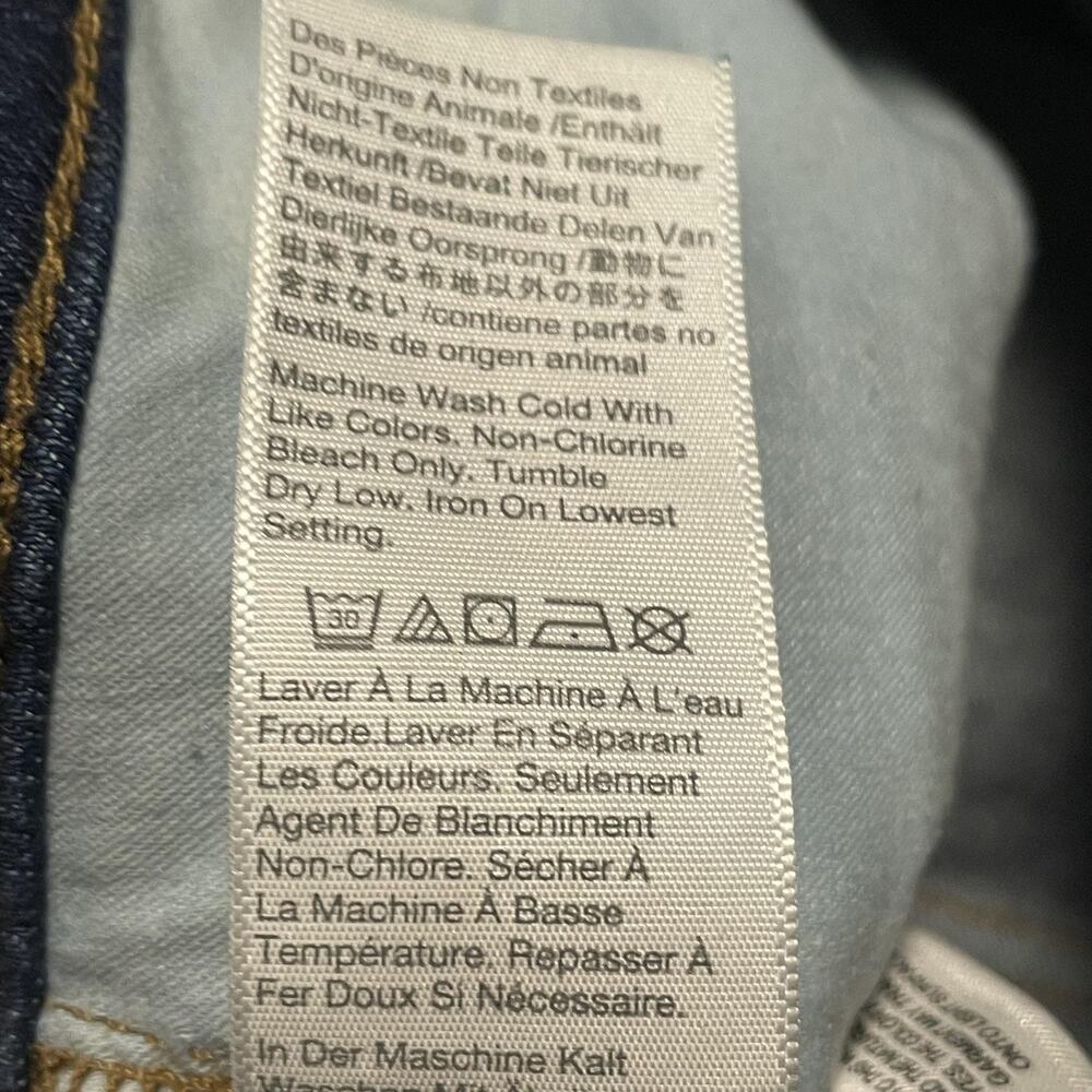 Madewell Jeans Womens 25 Blue 8 Inch Skinny Stretch Denim Mid Rise Ankle - Picture 7 of 13